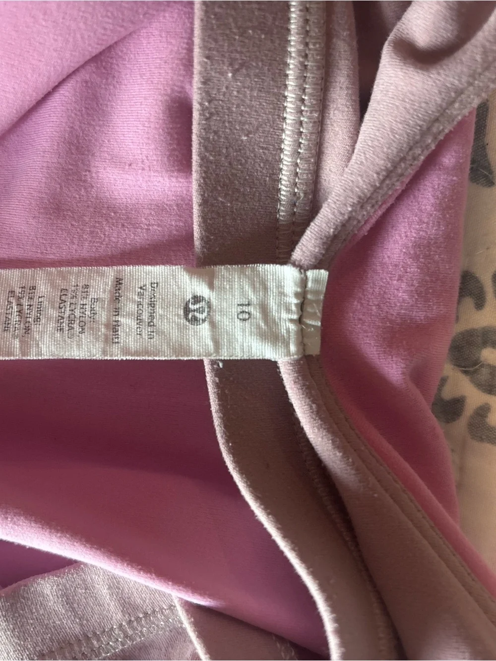 lululemon athletica Pink Slim-Strap Crop Tank